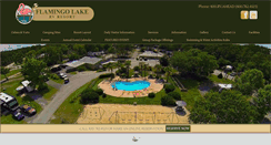 Desktop Screenshot of flamingolake.com